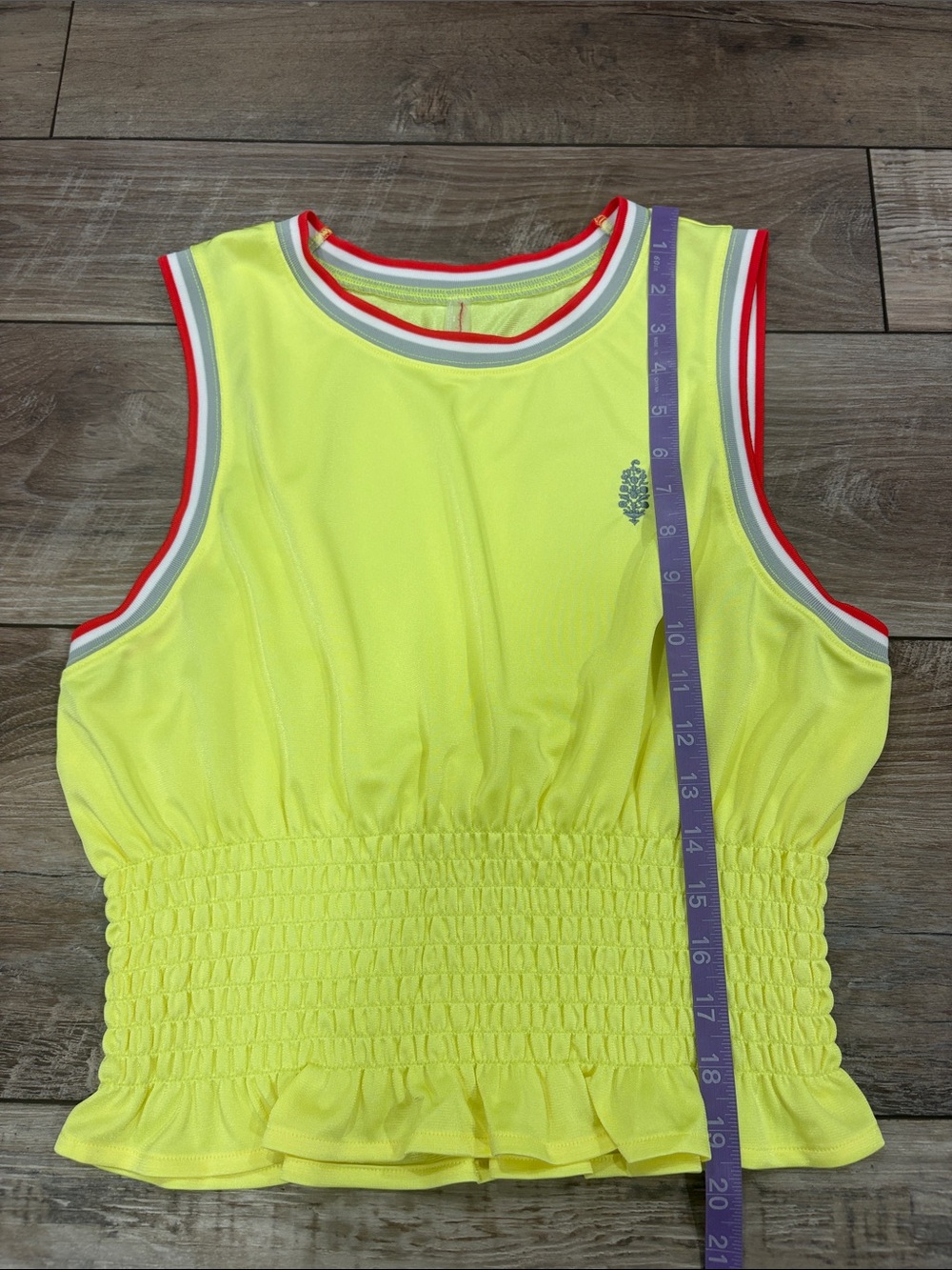 NWOT FP Movement Prime Time Tank Yellow Medium - Picture 6 of 9